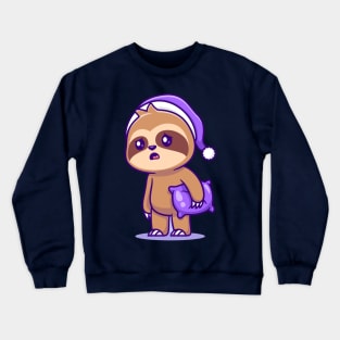 Sleepy Sloth Slumber Crewneck Sweatshirt